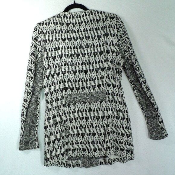 Lucky Brand‎ Jacket Womens Small Moto Long Asymmetrical Zipper Sweater - Picture 10 of 11